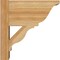 Ekena Millwork Funston Traditional Rough Sawn Outlooker, Western Red Cedar, 8"W x 14"D x 14"H OUT08X14X14FST01RWR - alternate 3